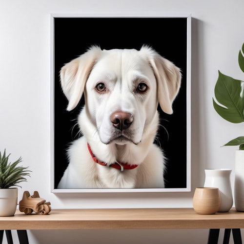 Framed Canvas (White)